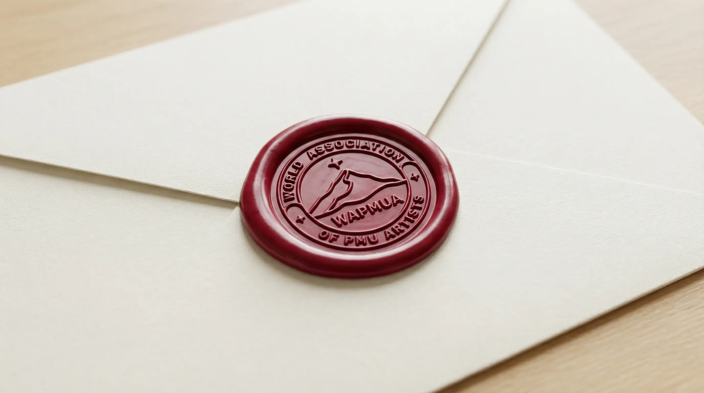 WAPMUA verification seal embossed on envelope
